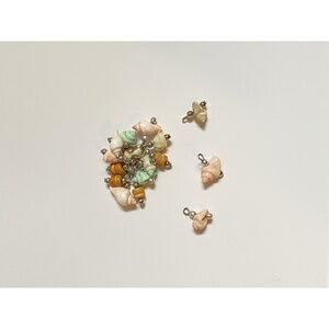 Multicolor Real Seashell Charms for DIY